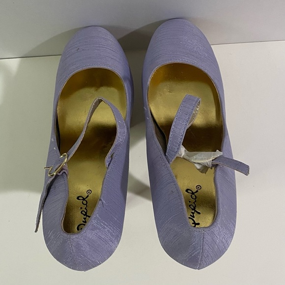 Qupid Women's 8.5 & 7.5 & 7 Purple Heels - Picture 3 of 8